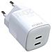 Pro Power Caricabatterie Da Rete Pd 20 W 2 Uscite - 2 X Usb-c Bianco - Foto miniatura 1
