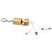 Cavo Caricabatterie Multifunzione Nature Bamboo Micro Usb, Tipo C E Lightning 5v Dc 2,4a 2,8x15,5x1,5 Cm. Colore Del Legno - Foto miniatura 2