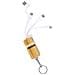 Cavo Caricabatterie Multifunzione Nature Bamboo Micro Usb, Tipo C E Lightning 5v Dc 2,4a 2,8x15,5x1,5 Cm. Colore Del Legno - Foto miniatura 1