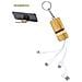 Cavo Caricabatterie Multifunzione Nature Bamboo Micro Usb, Tipo C E Lightning 5v Dc 2,4a 2,8x15,5x1,5 Cm. Colore Del Legno - Foto miniatura 4