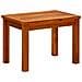 Tavolino Da Giardino 50x35x36 Cm In Legno Massello Di Acacia - Foto miniatura 2