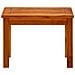 Tavolino Da Giardino 50x35x36 Cm In Legno Massello Di Acacia - Foto miniatura 1