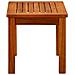 Tavolino Da Giardino 50x35x36 Cm In Legno Massello Di Acacia - Foto miniatura 3