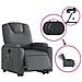 Lusso Casadino -  Poltrona Alzapersona Elettrica Reclinabile Grigio In Similpelle - Foto miniatura 5