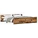 Struttura Letto Legno Invecchiato 200x200 cm Legno Ingengnerizzato - Foto miniatura 1