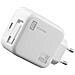 Retractable Power 65W Caricabatterie da rete 65W con cavo retrattile USB-C e porta USB-C - Foto miniatura 6