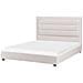 Letto Tessuto Rouen 160 X 200 Cm Beige Chiaro - Foto miniatura 2