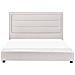 Letto Tessuto Rouen 160 X 200 Cm Beige Chiaro - Foto miniatura 4