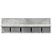 Appendiabiti a muro Grigio cemento 60 x 10.5 x 18 cm - Foto miniatura 4