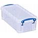 Organizer In Plastica Trasparente 205 × 100 × 45 Mm - Design Compatto E Robusto | Per Componenti Elettronici | Facile Da Trasportare - Foto miniatura 1
