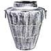 Vaso In Metallo Invecchiato Bianco 50x50x58 - Foto miniatura 3