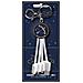 Cavo Usb 3 In 1 Micro-usb / Usb-c / Lightning Design Portachiavi Astrologia Sagittario, Bianco - Foto miniatura 2