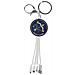 Cavo Usb 3 In 1 Micro-usb / Usb-c / Lightning Design Portachiavi Astrologia Sagittario, Bianco - Foto miniatura 1