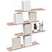 Scaffale da parete con lo scaffale 4 pcs Rosa 60 x 9 x 2,5 cm - Foto miniatura 3