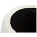 Pouf Contenitore Paris Crema E Gold In Velluto - Ø 43 X H 43 Cm - Foto miniatura 6
