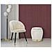 Pouf Contenitore Paris Crema E Gold In Velluto - Ø 43 X H 43 Cm - Foto miniatura 7