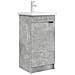 Mobile da bagno con lavabo Grigio Cemento 42 x 40 x 84,5 cm - Foto miniatura 1