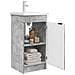 Mobile da bagno con lavabo Grigio Cemento 42 x 40 x 84,5 cm - Foto miniatura 2