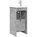 Mobile da bagno con lavabo Grigio Cemento 42 x 40 x 84,5 cm - Foto miniatura 5