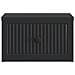 Mobiletto da notte a muro 2 pcs Nero 33 x 34,5 x 20 cm - Foto miniatura 5