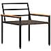Set Mobili da Esterno 3 pcs Grigio Scuro polyrattan - Foto miniatura 5