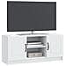 Mobile TV Bianco 102 x 34,5 x 47 cm Legno ingegnerizzato - Foto miniatura 3