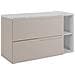 Mobile sottolavabo Kaschmir 120 cm, Piano in finitura marmo bianco, 2 cassetti, Sospeso, MDFMobilebianco con 1 anta, MODERNO - Foto miniatura 1