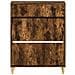 Mobile per scarpe DELFT 78 x 24 x 103 cm Legno ingegnerizzato - Foto miniatura 4