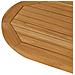 Piano del tavolo 80 x 40 x 2,5 cm Ovale Legno di teak solido - Foto miniatura 6