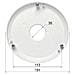 Supporto Parete / Soffitto per Telecamere Dome CCTV PFA100 - Foto miniatura 2