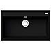 Lavello Best 360 Keratek Plus 86x51 cm 1 vasca Colore Nero Assoluto 86 - Foto miniatura 1