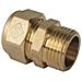 Raccordo A Compressione In Ottone Maschio 26/34 - per 20/25 - Foto miniatura 1