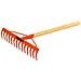 Rastrello A 14 Denti C / manico - Foto miniatura 1