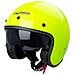 Casco Moto Jet Cafe Racer Omologato Ece 22-05 Parasole Scooter Fluo Xs - Foto miniatura 1