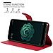Custodia Compatibile Con Xiaomi Mi A2 / 6x In Rosso Carminio - Coperchio Protettiva Con Chiusura Magnetica, Funzione Stand E Tasca Per Le Carte - Foto miniatura 3