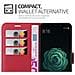 Custodia Compatibile Con Xiaomi Mi A2 / 6x In Rosso Carminio - Coperchio Protettiva Con Chiusura Magnetica, Funzione Stand E Tasca Per Le Carte - Foto miniatura 5