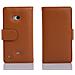 Cadorabo Custodia Compatibile Con Nokia Lumia 720 In Marrone Cioccolata - Coperchio Protettivo In Ecopelle Testurizzata E Tasca Per Carte Di Credito - Foto miniatura 3
