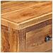 Mobiletto Portavini 40x30x80 Cm In Legno Massello Di Acacia - Foto miniatura 2