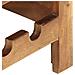 Mobiletto Portavini 40x30x80 Cm In Legno Massello Di Acacia - Foto miniatura 6