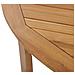 Tavolo Da Pranzo Da Giardino In Legno Di Acacia Chiaro Ø 150 Cm Tolve - Foto miniatura 7
