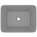 Lavandino Luxury Grigio Chiaro Opaco 41x30x12 cm in Ceramica - Foto miniatura 2