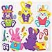 At399 Easter Bunny Mix Match Ornaments Kit - Confezione Da 8 Ideale Per I Bambini Arti E Mestieri Educativi Giocattoli Regali Keepsakes - Foto miniatura 1