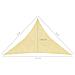 Vela Parasole 160 g / m² Beige 3x3x4,2 m in HDPE - Foto miniatura 4