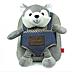 Zaino Husky 2,7 Litri 26 Cm Poliestere Grigio - Foto miniatura 1