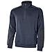 Upower Cushy Felpa Maglia Manica Lunga Da Lavoro A Mezza Zip Felpata In Cotone Colore Deep Blue Tg. S - Foto miniatura 1