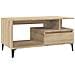 Tavolino Da Salotto Rovere Sonoma 90x49x45 Cm Legno Multistrato - Foto miniatura 2