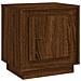 Comodino Rovere Marrone 44x35x45 Cm In Legno Multistrato - Foto miniatura 2