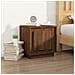 Comodino Rovere Marrone 44x35x45 Cm In Legno Multistrato - Foto miniatura 1