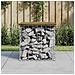 Panca da Giardino Design Gabbione 43x44x42 cm Pino Impregnato - Foto miniatura 1