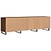 Mobile Porta Tv Rovere Marrone 150x30x44,5 Cm Legno Multistrato - Foto miniatura 8